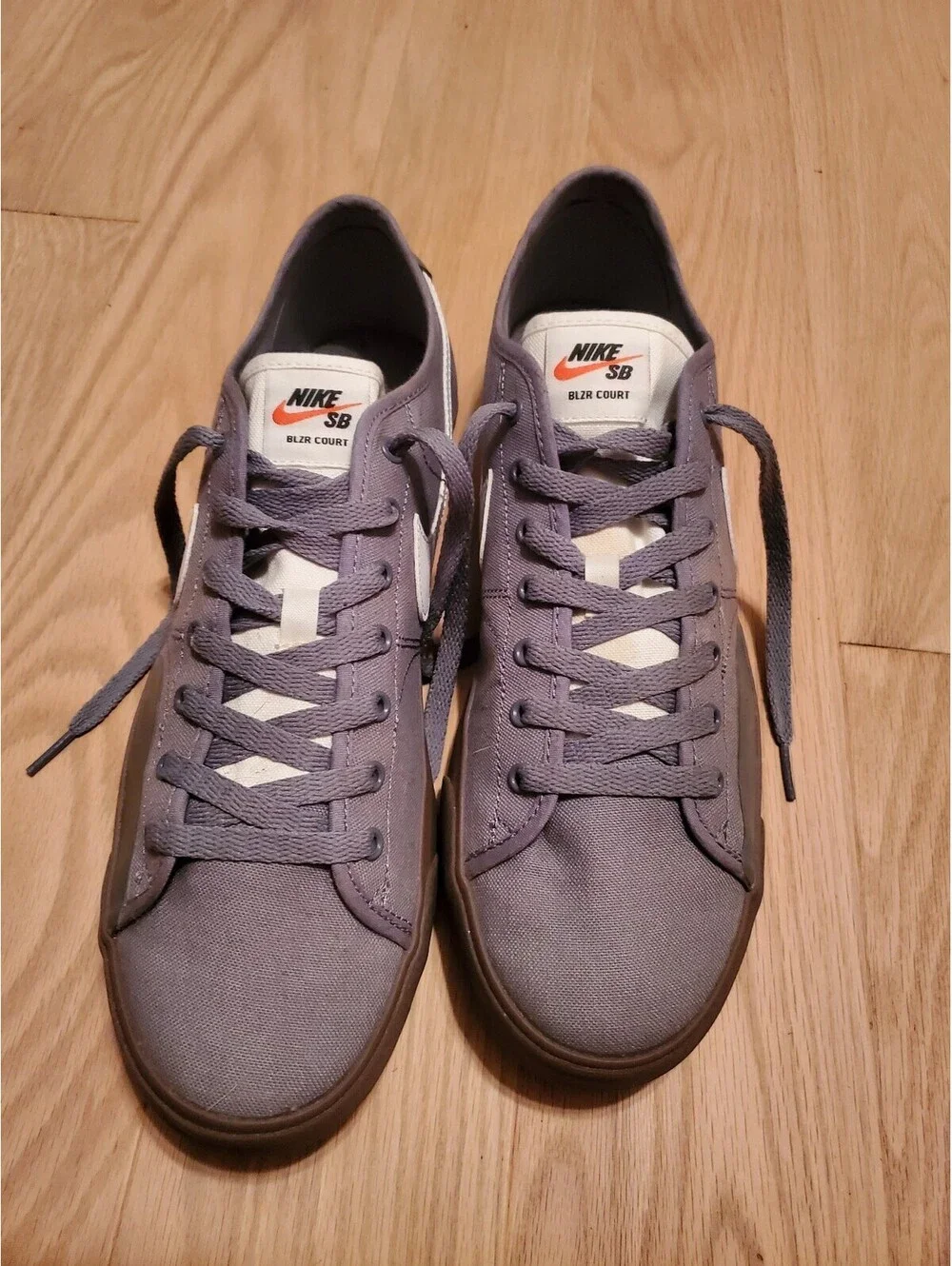 Nike SB Blazer Court Sneakers US 12 Gray Casual Shoes